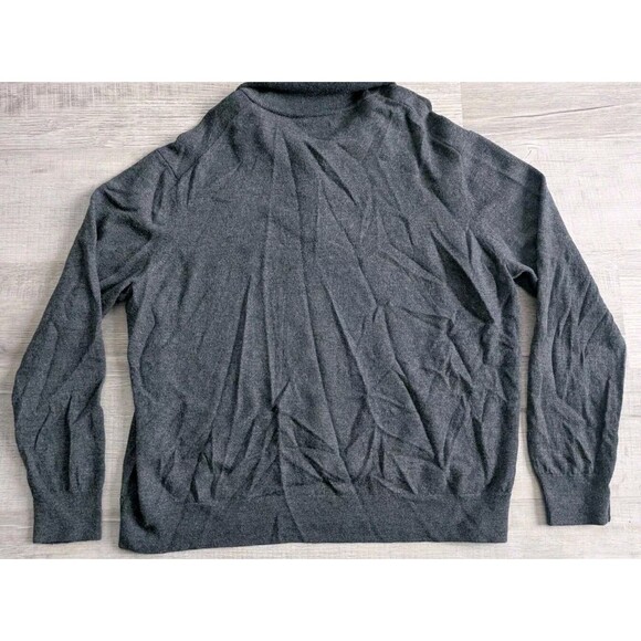 UNTUCKit Belguardo 1/4 Zip Pullover Sweater Men's Sz XXXL Gray Merino Wool 3X - Picture 5 of 7